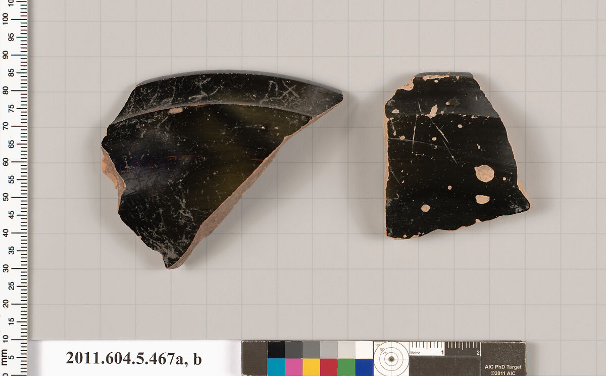 Terracotta rim fragments of stemless kylikes (drinking cups)? | Greek ...