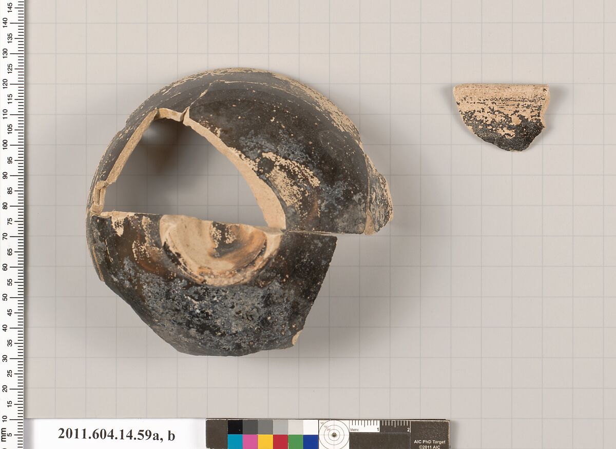 Terracotta fragments of a bowl, Terracotta, Unknown fabric