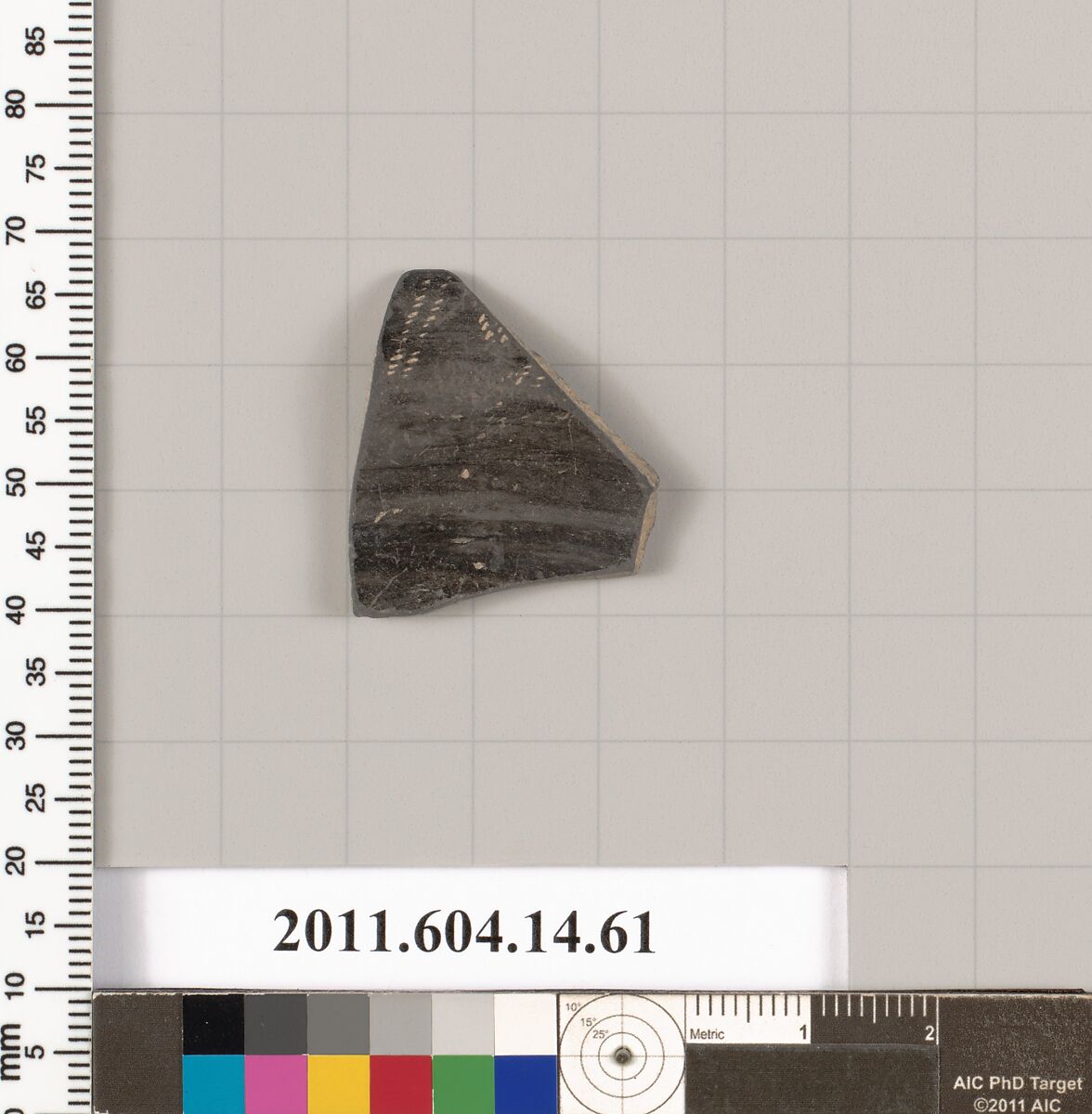 Terracotta rim fragment of an open shape, Terracotta, Unknown fabric 