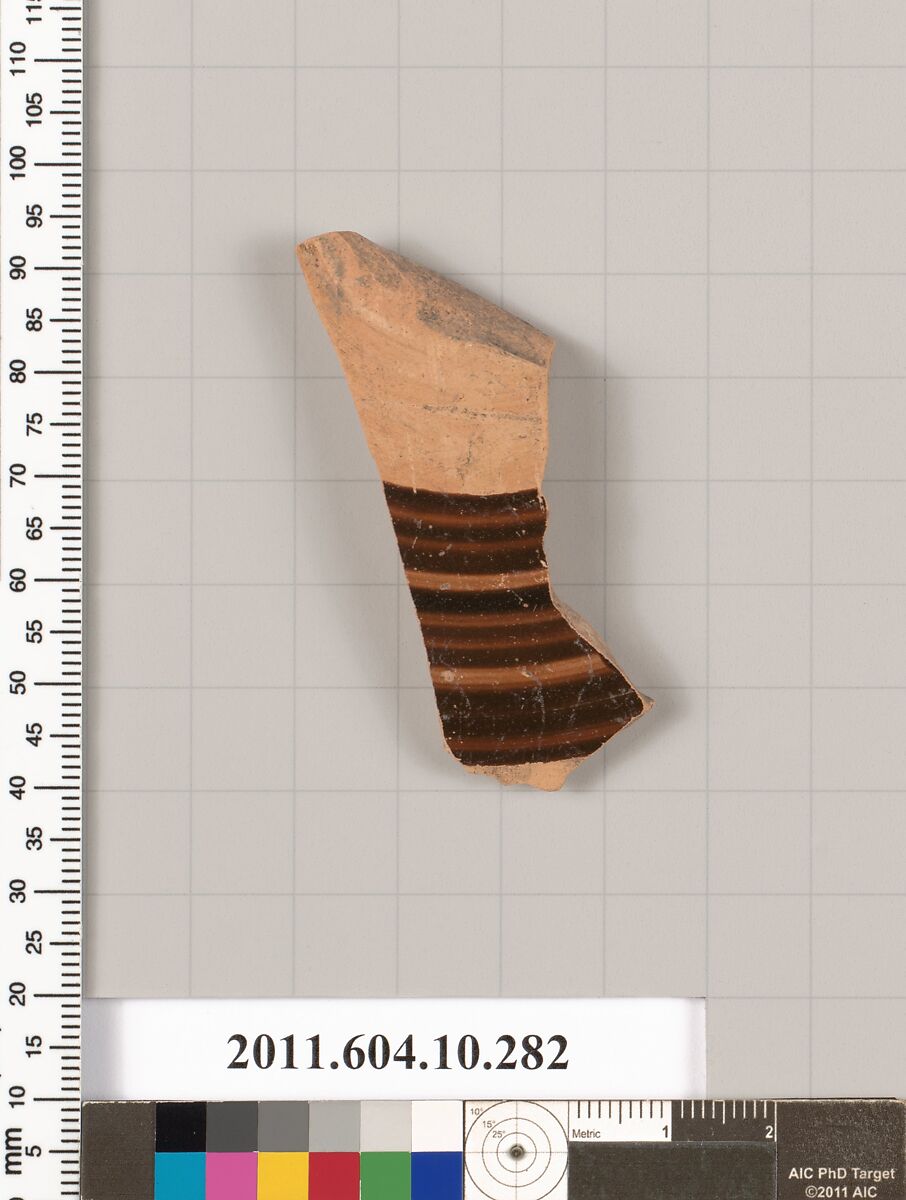 Terracotta fragment of a Genucilia plate, Terracotta, Etruscan, Genucilia