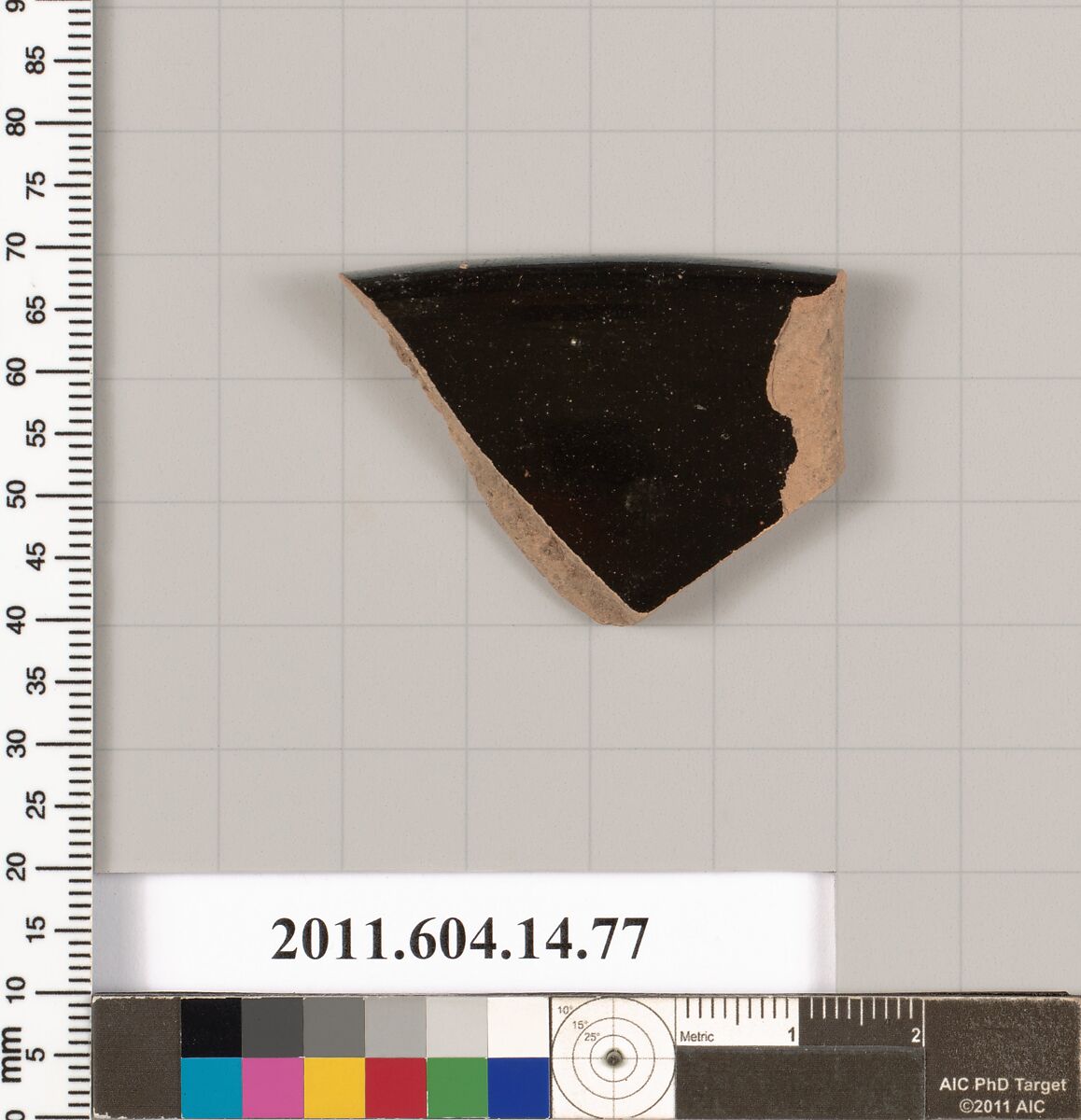 Terracotta rim fragment of an open shape, Terracotta, Unknown fabric