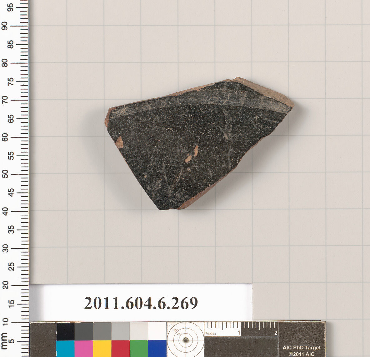 Terracotta fragment of a plate?, Terracotta, Greek, Attic