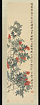 Nandina, Qi Baishi  Chinese, Hanging scroll; ink and color on paper, China