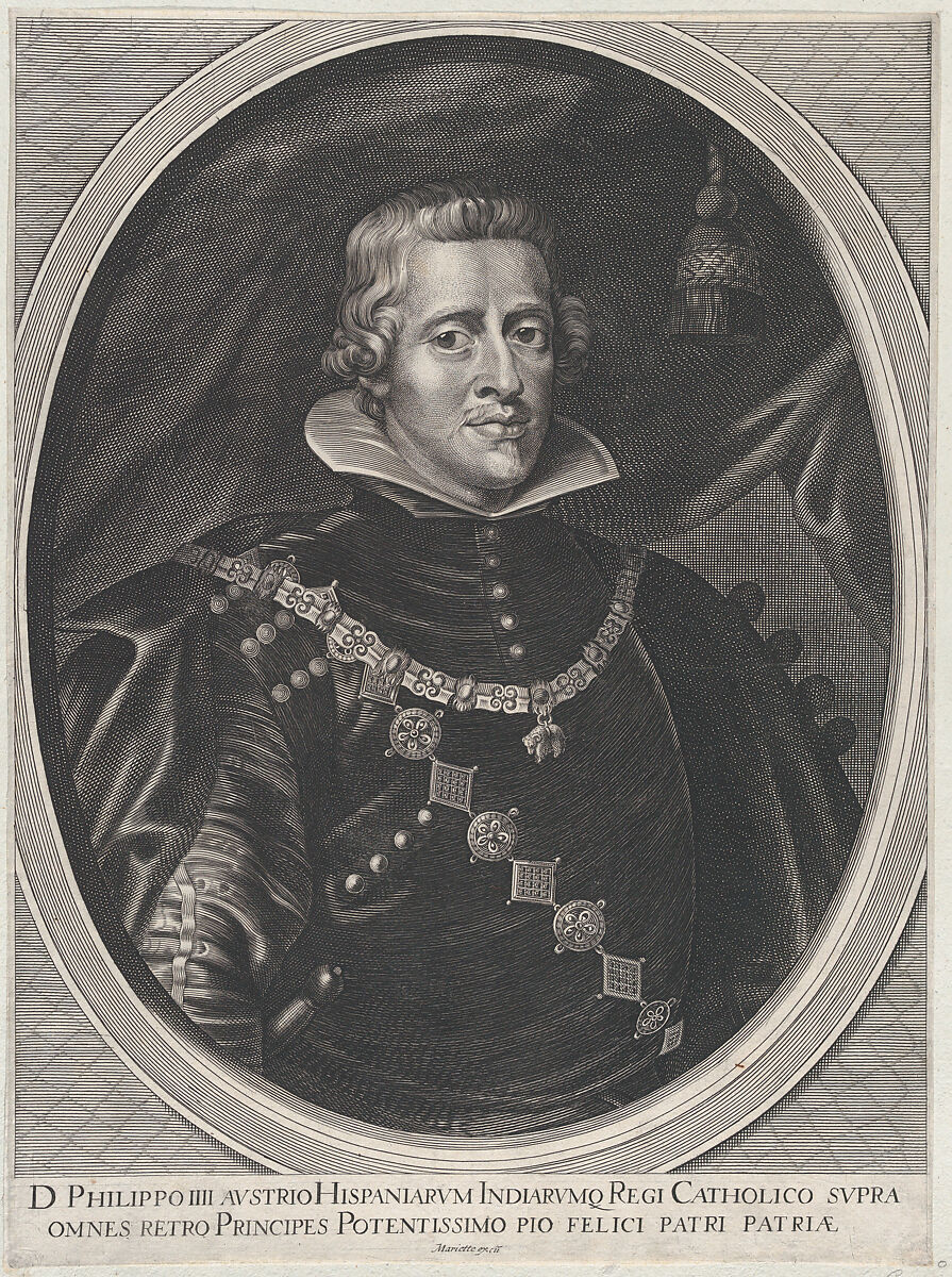 Portrait of Philip IV, Anonymous, Engraving; copy (undescribed) 