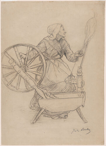 Woman at the Spinning Wheel