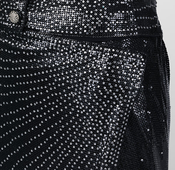 Ensemble, Gianni Versace (Italian, founded 1978), metal, silk, glass, Italian