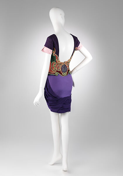 Ensemble, Gianni Versace (Italian, founded 1978), (a) silk, glass; (b) silk; (c) silk, Italian