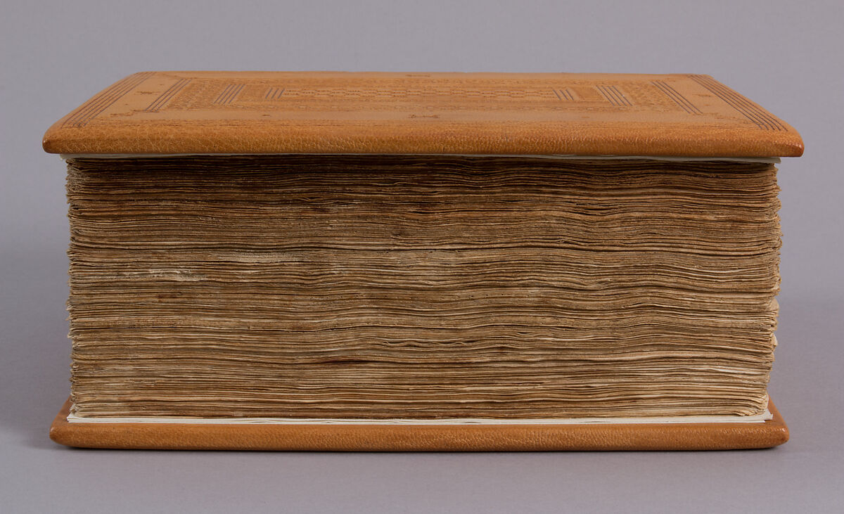 Hebrew Bible, Ink, tempera, and gold on parchment; leather binding, Spanish