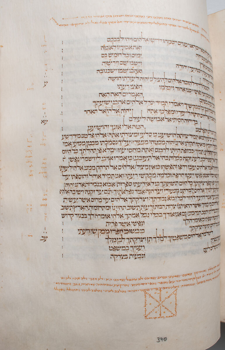 Hebrew Bible, Ink, tempera, and gold on parchment; leather binding, Spanish