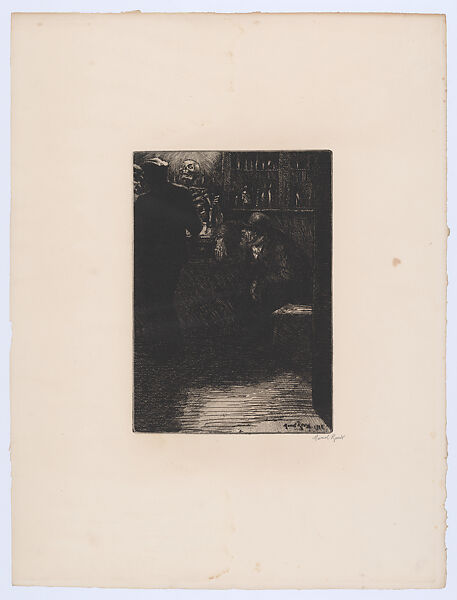 Dance of Death, Marcel Roux (French, Bessenay 1878–1922 Chartres), Fifteen etchings in a printed portfolio