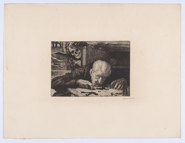 Dance of Death, Marcel Roux (French, Bessenay 1878–1922 Chartres), Fifteen etchings in a printed portfolio