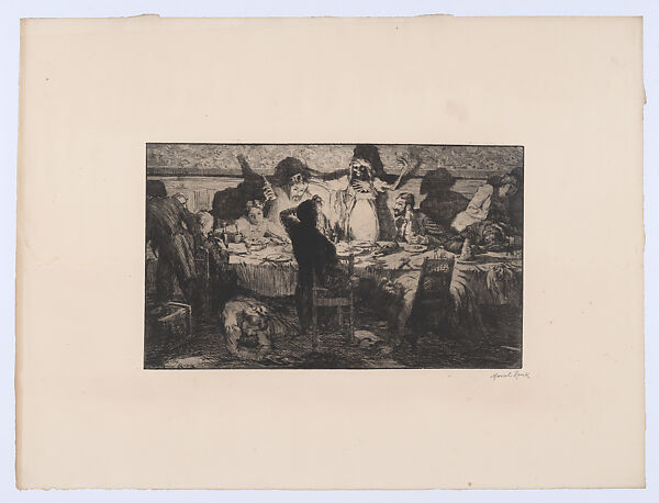 Dance of Death, Marcel Roux (French, Bessenay 1878–1922 Chartres), Fifteen etchings in a printed portfolio