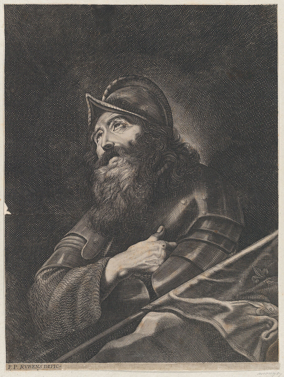 Saint William of Aquitaine (?), Anonymous, Engraving 