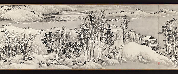 Winter Landscape after Wang Hui’s Interpretation of Shen Zhou, Fu C. Y. Shen (Chinese, born 1937), Handscroll; ink on paper, China