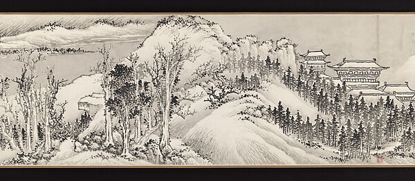 Winter Landscape after Wang Hui’s Interpretation of Shen Zhou, Fu C. Y. Shen (Chinese, born 1937), Handscroll; ink on paper, China