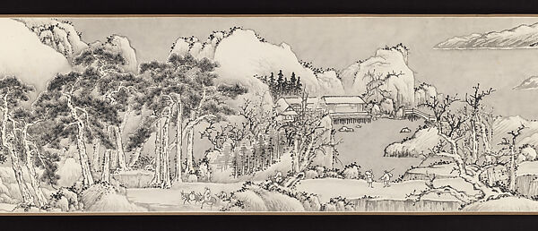 Winter Landscape after Wang Hui’s Interpretation of Shen Zhou, Fu C. Y. Shen (Chinese, born 1937), Handscroll; ink on paper, China