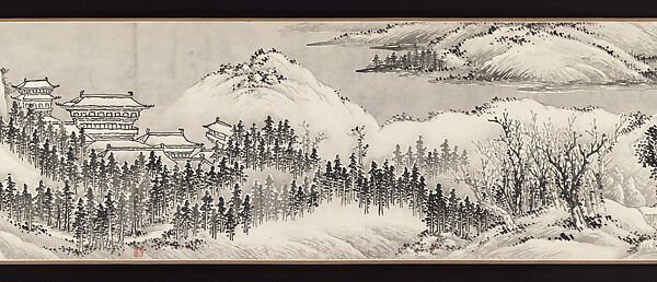 Winter Landscape after Wang Hui’s Interpretation of Shen Zhou, Fu C. Y. Shen (Chinese, born 1937), Handscroll; ink on paper, China