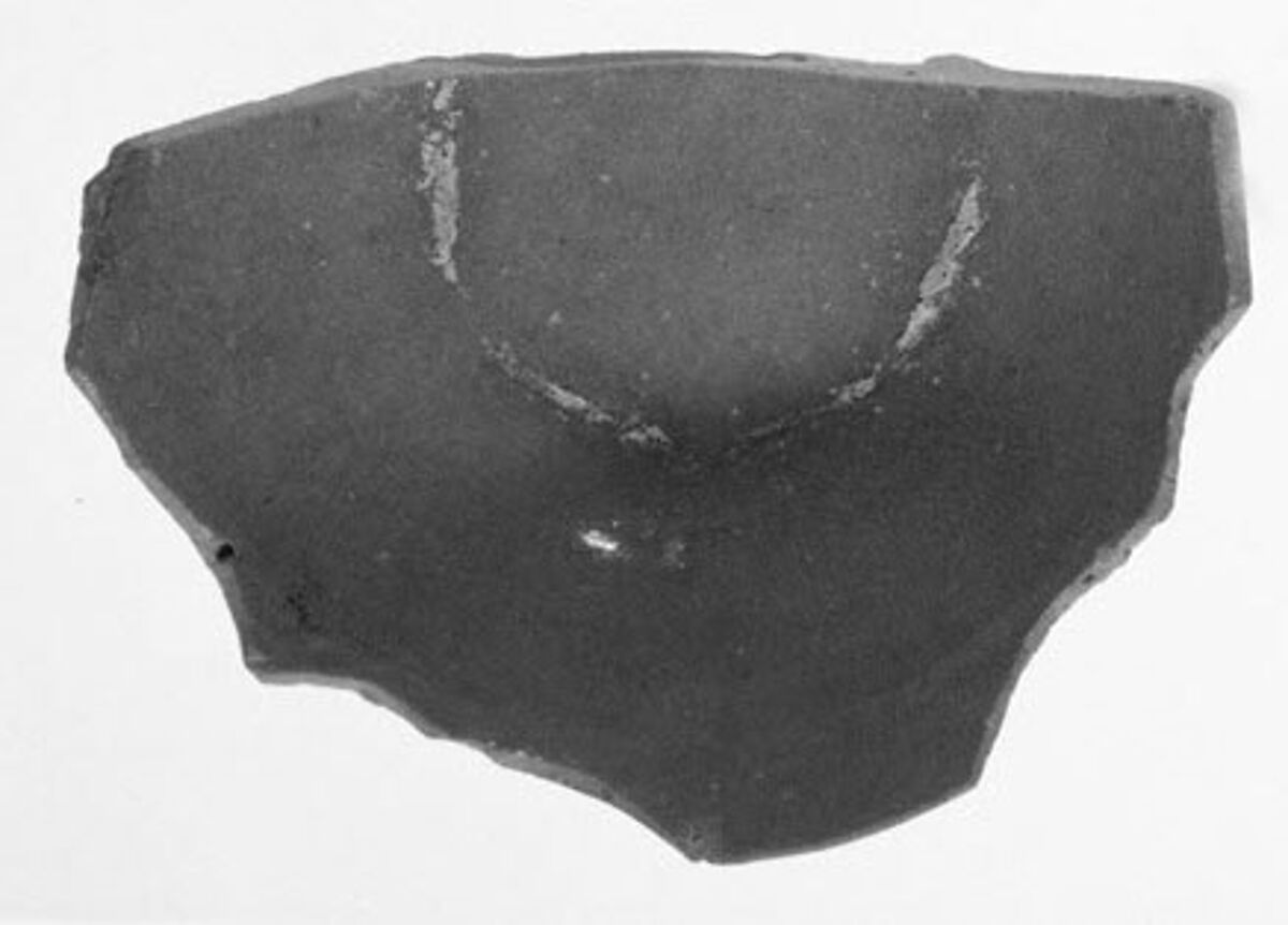 Fragment of a Bowl (Study Collection), Ceramic with celadon glaze, China 