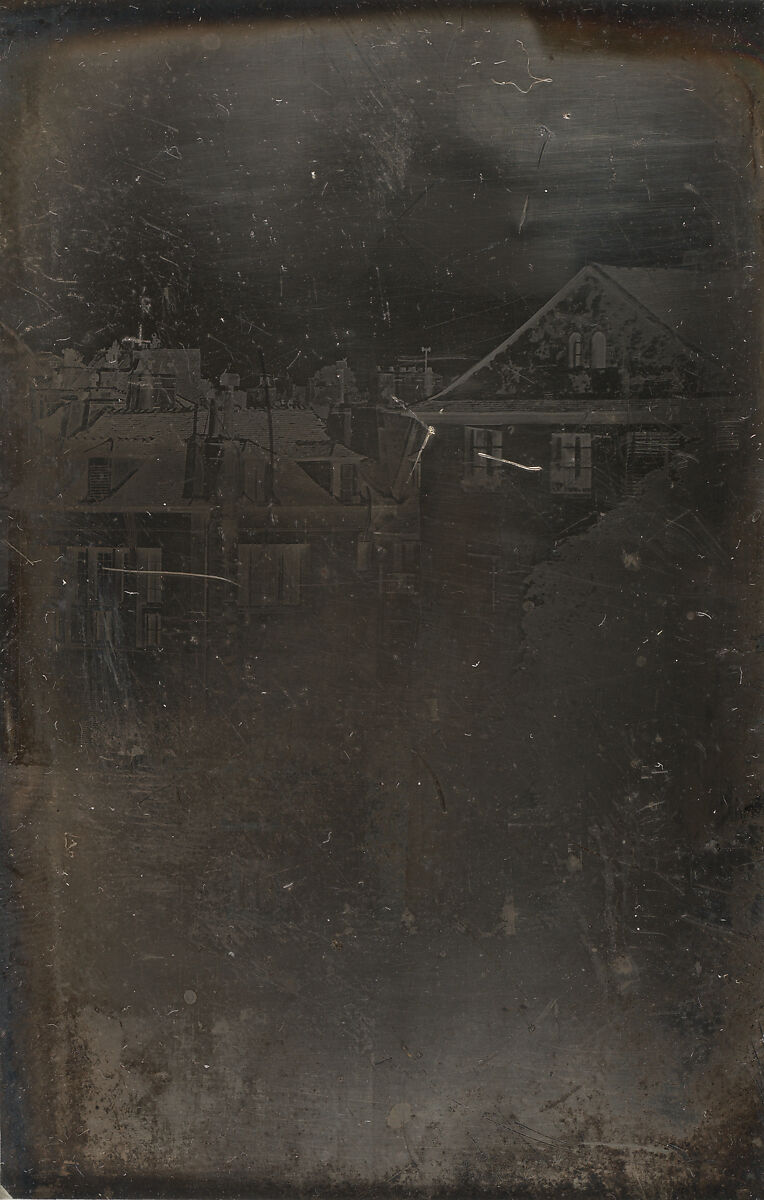 [Rooftops, Paris], Armand-Hippolyte-Louis Fizeau (French, 1819–1896), Daguerreotype 