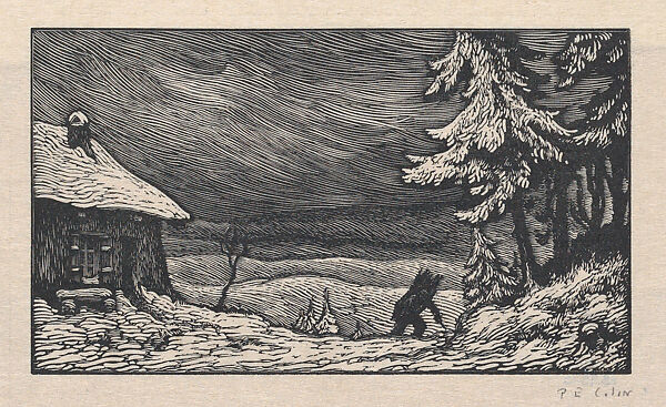 Snow in the Vosges, Paul Emile Colin (French, Lunéville 1867–1949 Bourg-la-Reine), Woodcut 