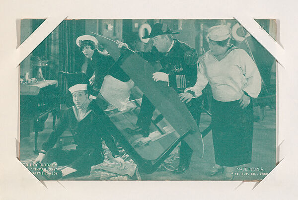 Billy Dooley in "Shore Sky" from Scenes from Movies Exhibit Cards series (W404), Exhibit Supply Company, Commercial color photolithograph 