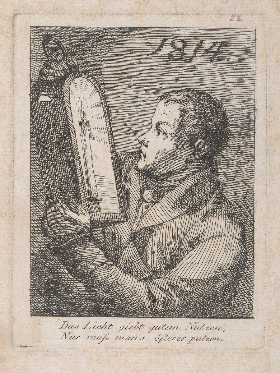 Enlightenment, Joseph Bergler the Younger (Austrian, Salzburg 1753–1829 Prague), Etching 