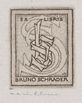 Ex Libris Bruno Schrader