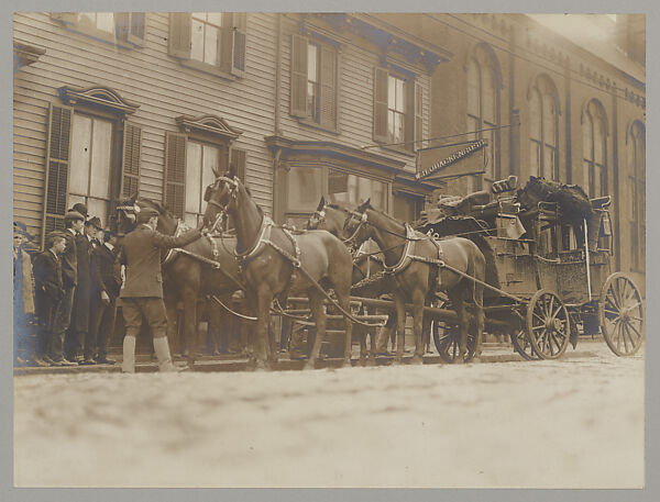 Photo Album with 36 Photogravures of the Coaching Club Tour, New York to Lakewood, January 19-21, 1903, Photogravure 