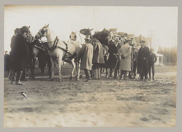 Photo Album with 36 Photogravures of the Coaching Club Tour, New York to Lakewood, January 19-21, 1903, Photogravure
