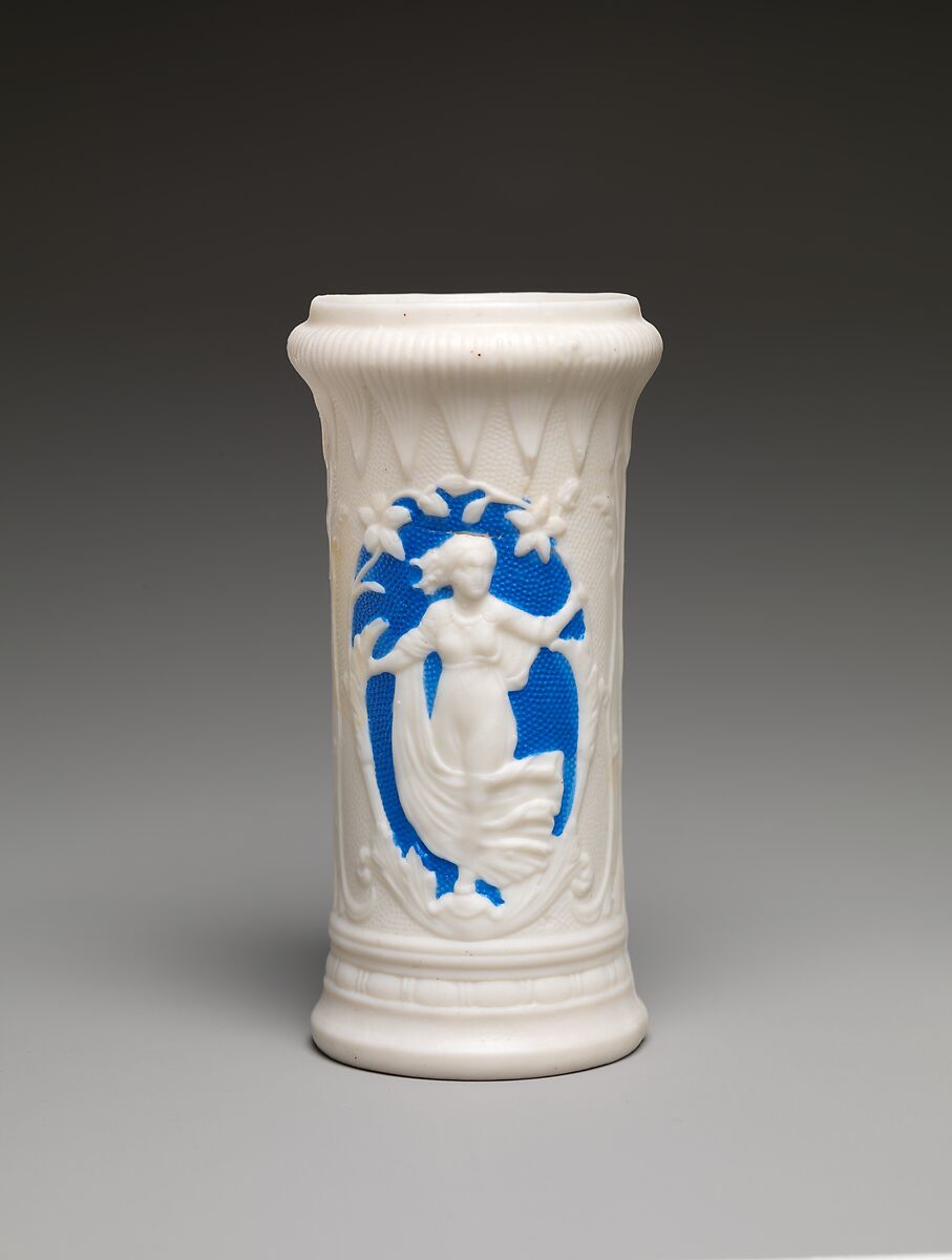 Spill Vase, Parian porcelain, American