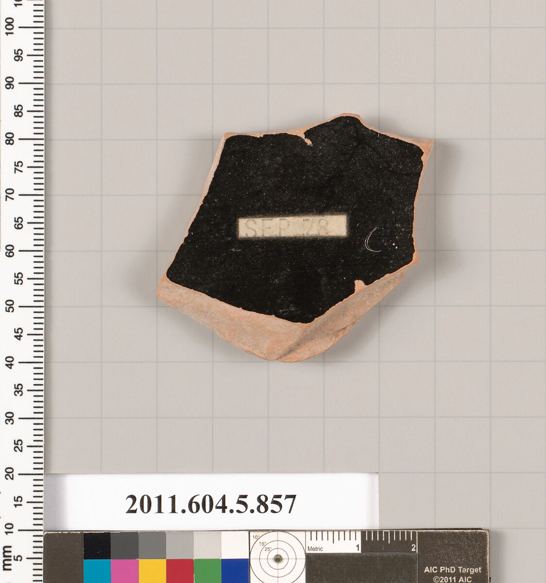 Terracotta fragments of kylikes (drinking cups), Terracotta, Greek, Attic