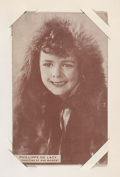 Philippe De Lacy in "The Shooting of Dan McGrew" from Scenes from Movies Exhibit Cards series (W404), Commercial color photolithograph 