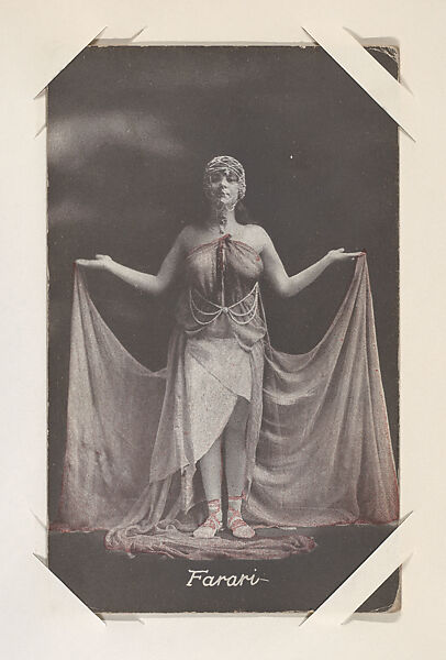 Farari from Actress series (W423), Commercial photolithograph 