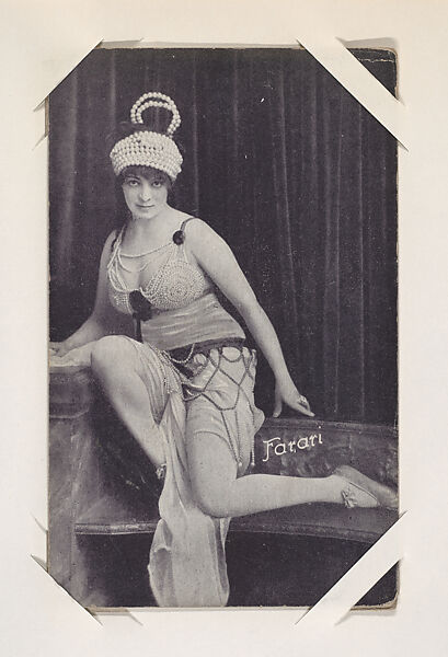 Farari from Actress series (W423), Commercial photolithograph 