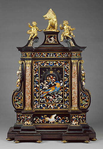 Pietre Dure Night Clock