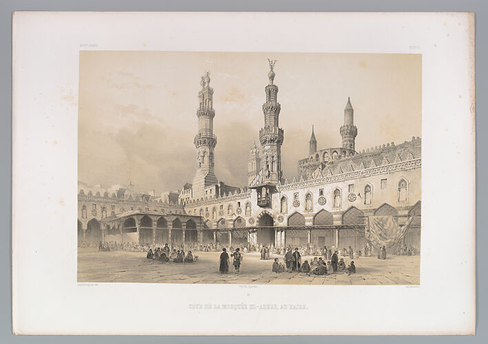22. Cour de la Mosquée el Ahzar, au Kaire