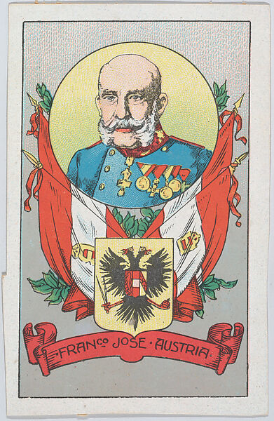 Franz Joseph I, Emperor of Austria, from "Europe During the War", Anonymous, 20th century, Commercial color lithograph 