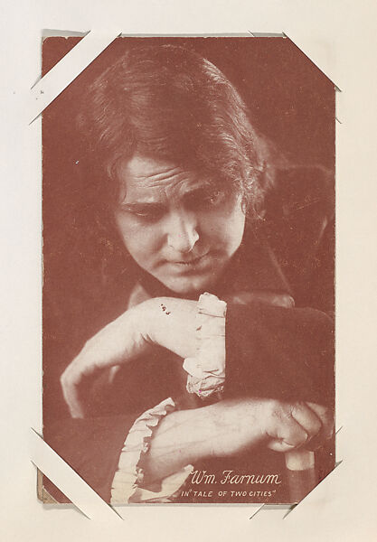 Wm. Farnum in "Tale of Two Cities" from Scenes from Movies Exhibit Cards series (W404), Commercial color photolithograph 