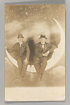 [Paper Moon Studio Portrait], Unknown (American), Gelatin silver print