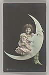 [Paper Moon Studio Portrait], Unknown (American), Gelatin silver print