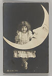 [Paper Moon Studio Portrait], Unknown (American), Gelatin silver print
