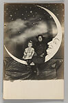 [Paper Moon Studio Portrait], Unknown (American), Gelatin silver print