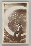 [Paper Moon Studio Portrait], Unknown (American), Gelatin silver print