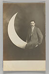 [Paper Moon Studio Portrait], Unknown (American), Gelatin silver print