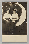 [Paper Moon Studio Portrait], Unknown (American), Gelatin silver print