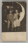 [Paper Moon Studio Portrait], Unknown (American), Gelatin silver print