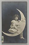 [Paper Moon Studio Portrait], Unknown (American), Gelatin silver print