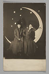 [Paper Moon Studio Portrait], Unknown (American), Gelatin silver print