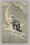 [Paper Moon Studio Portrait], Unknown (American), Chromolithograph