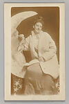 [Paper Moon Studio Portrait], Unknown (American), Gelatin silver print